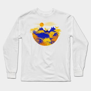 Eagles over the Forest by Night Long Sleeve T-Shirt